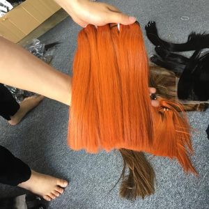 Bone Straight Orange color