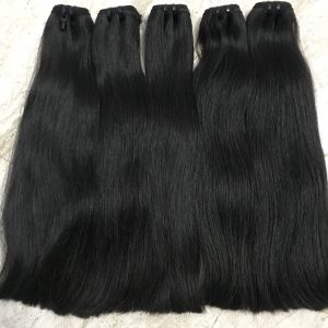 Super double straight weft hair