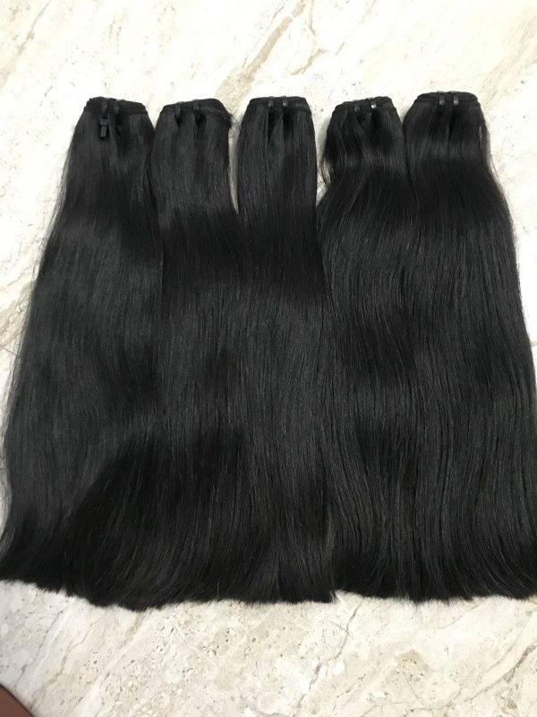 Super double straight weft hair