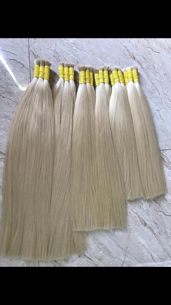 Bulk hair ,Blond Color