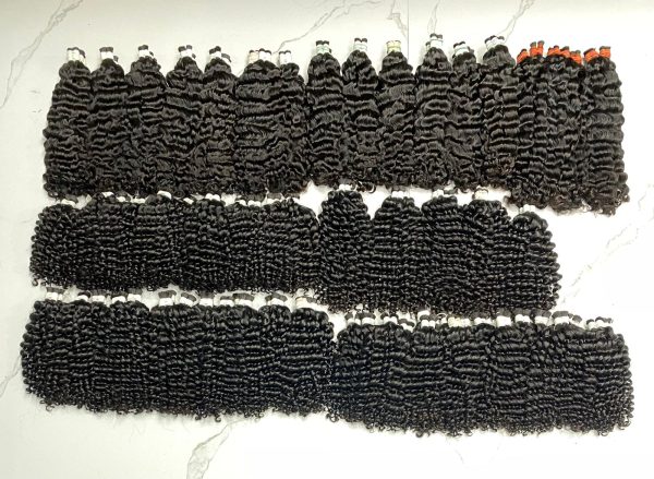Water curly bundles and Deep wave Bulk hair