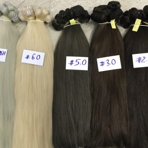 machine weft hair , color hair