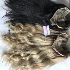 Full lace wig hair color #10.0 22inches