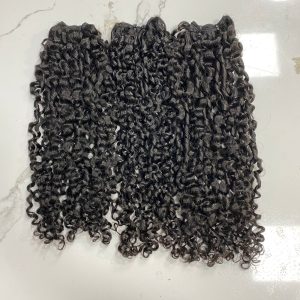 Alternative view of Afro Curly Vietnamese Hair 8” to 40" Size Available