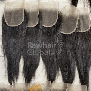 Brown Lace Closure 5x5 Straight Raw Vietnamese Hair