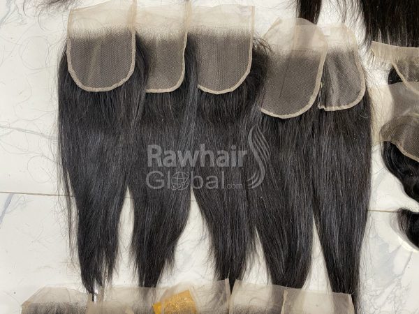 Brown Lace Closure 5x5 Straight Raw Vietnamese Hair