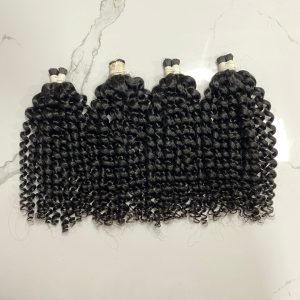 Deep Curly Bulk Hair Double Drawn