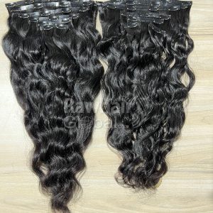 Alternative view of Natural Wavy 1 Set 300gram Double drawn