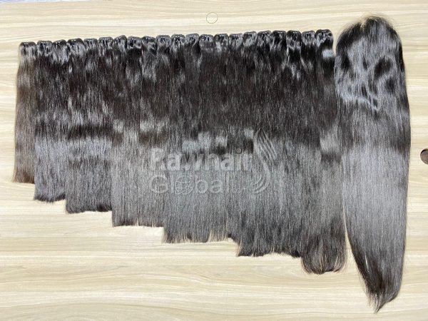 Bone straight Human hair Weft bundles - Image 3