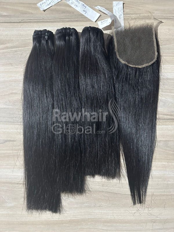 Natural straight Vietnamese Human hair Weft