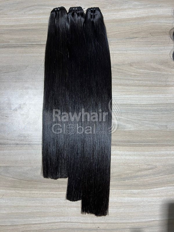 Bone straight Human hair Weft bundles