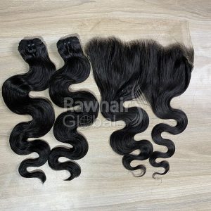 Body wavy Weft hair bundles