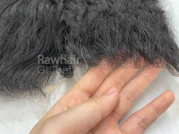 Closure 5x5 HD Lace Natural Wavy Natural Black Hair