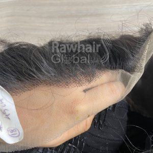 Frontal 13x4 Transparent Lace Natural Black Natural Straight Hair