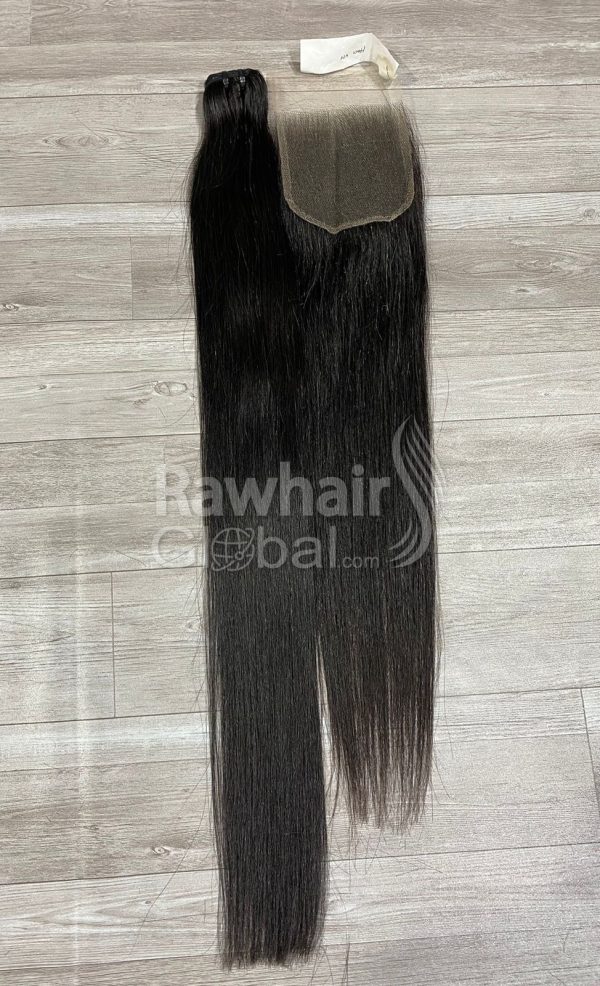 Bone straight Hair Super double drawn