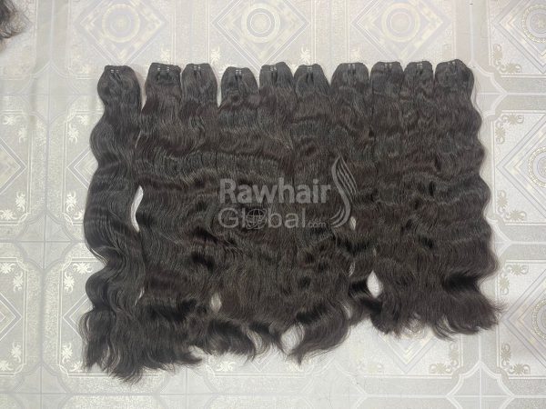 Natural Wavy Double Drawn 24"-28"
