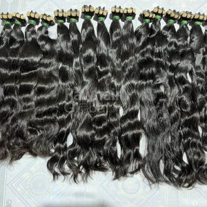 Tape ins Natural Wavy Unprocessed Human Hair