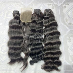 Loose wavy Human Hair Weft